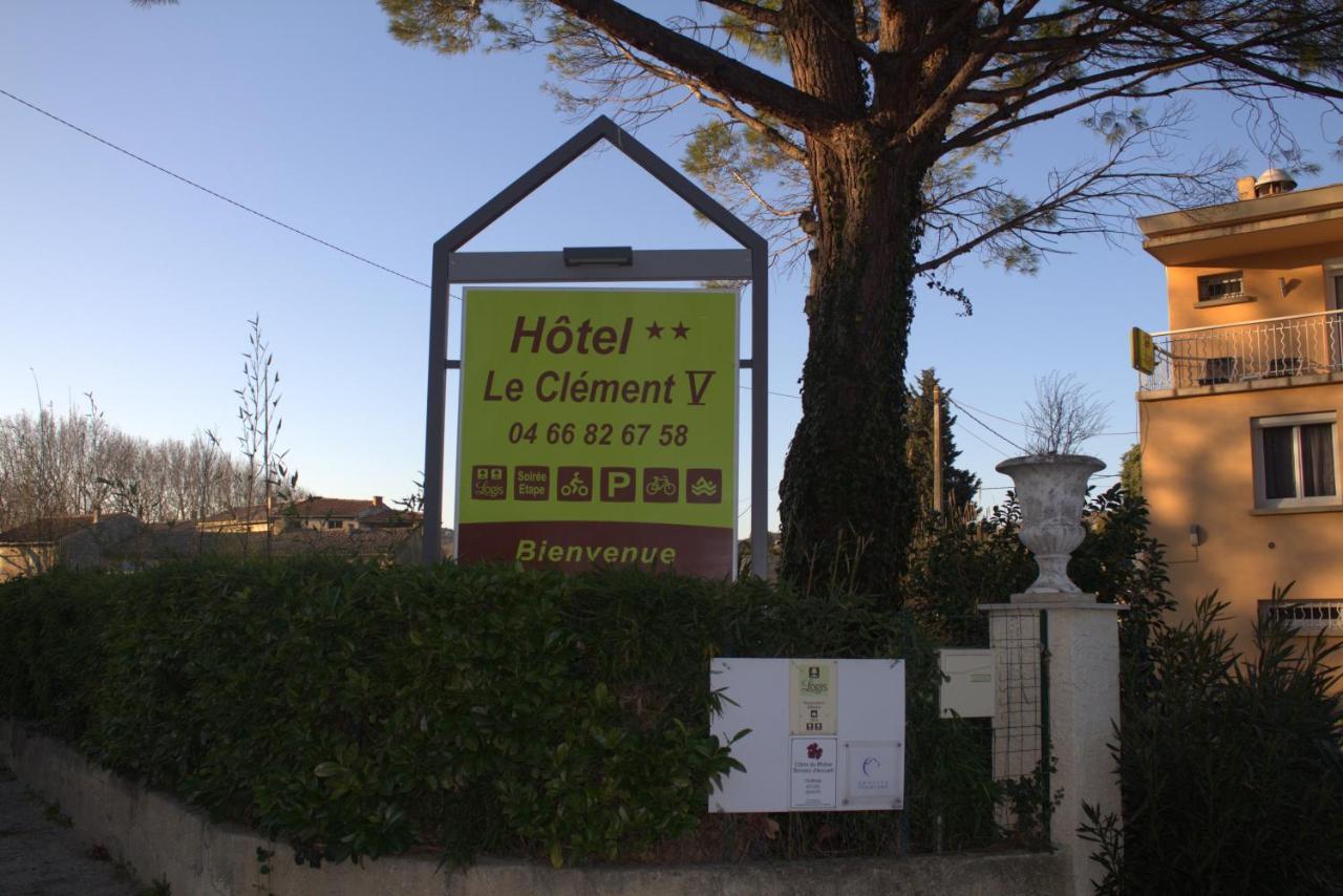 Logis Hotel Le Clement V Roquemaure  Ngoại thất bức ảnh