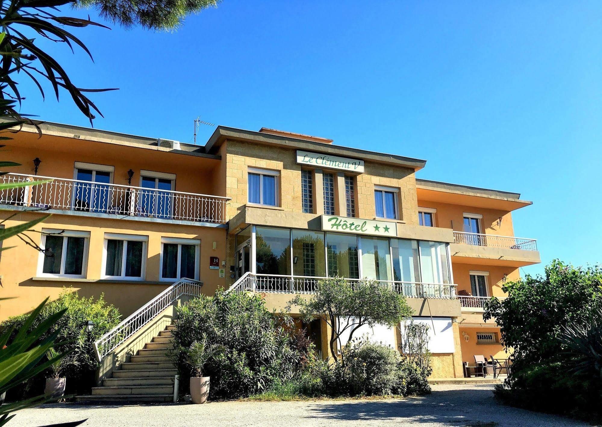 Logis Hotel Le Clement V Roquemaure  Ngoại thất bức ảnh